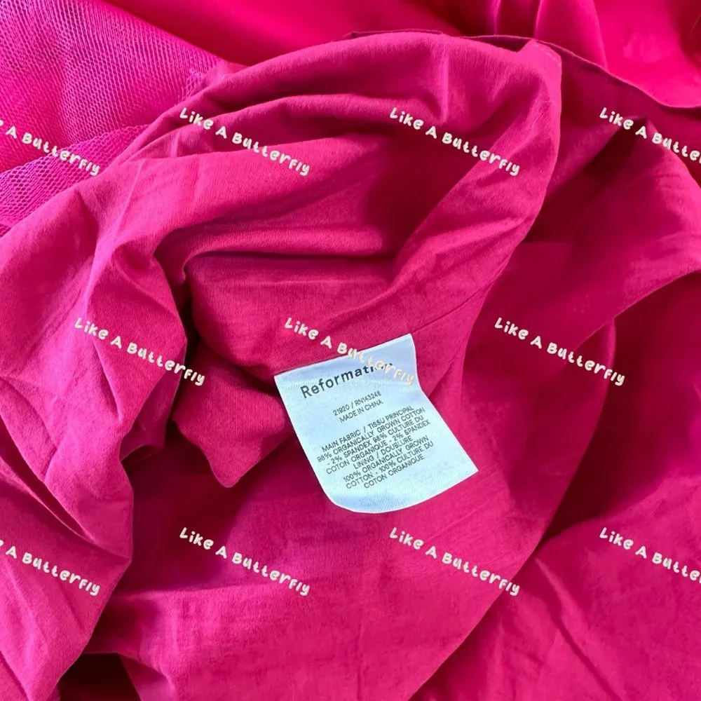 Reformation Lissa Dress - Cherry - Picture 13 of 15